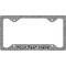 Lawyer / Attorney Avatar License Plate Frame - Style C