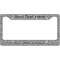 Lawyer / Attorney Avatar License Plate Frame Wide