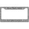 Lawyer / Attorney Avatar License Plate Frame - Style B (Personalized)