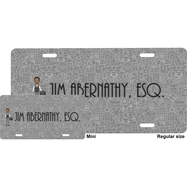 Lawyer / Attorney Avatar License Plate (Sizes)