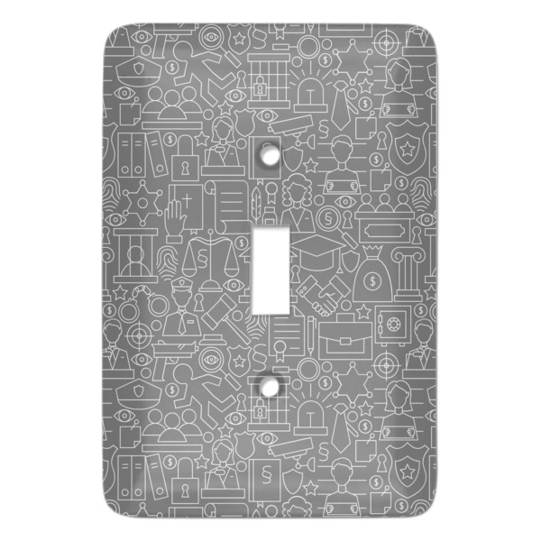 Custom Lawyer / Attorney Avatar Light Switch Cover (Single Toggle)