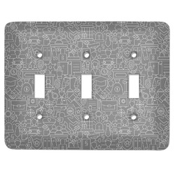 Lawyer / Attorney Avatar Light Switch Cover (3 Toggle Plate)