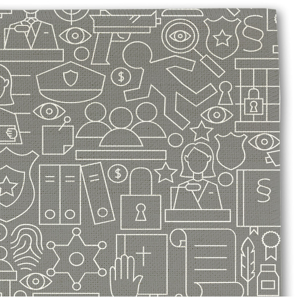 Lawyer / Attorney Avatar Linen Placemat - DETAIL
