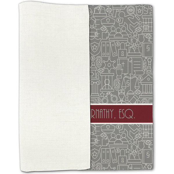 Lawyer / Attorney Avatar Linen Placemat - Folded Half