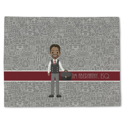 Lawyer / Attorney Avatar Single-Sided Linen Placemat - Single w/ Name or Text
