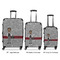 Lawyer / Attorney Avatar Luggage Bags all sizes - With Handle