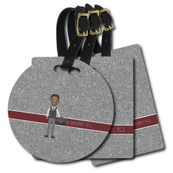 Lawyer / Attorney Avatar Plastic Luggage Tag (Personalized)