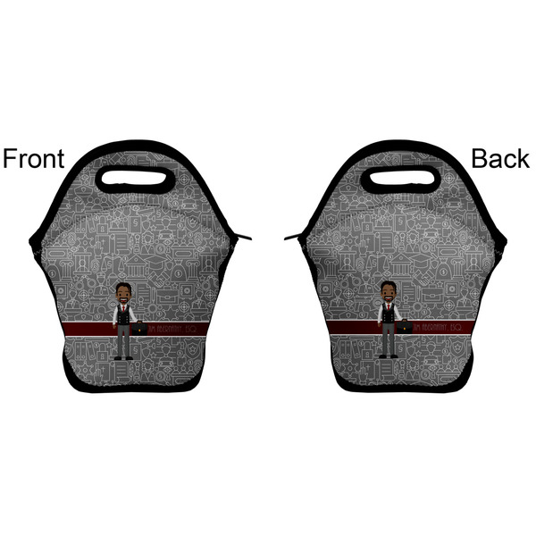 Lawyer / Attorney Avatar Lunch Bag - Front and Back