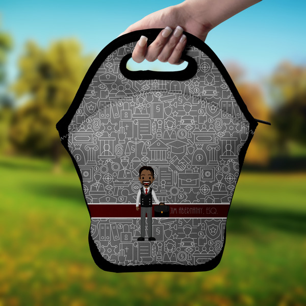 Lawyer / Attorney Avatar Lunch Bag - Hand