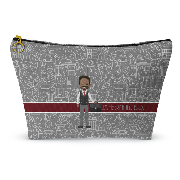 Custom Lawyer / Attorney Avatar Makeup Bag - Small - 8.5"x4.5" (Personalized)