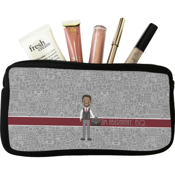 Custom Lawyer / Attorney Avatar Makeup / Cosmetic Bag - Small (Personalized)