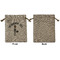 Lawyer / Attorney Avatar Medium Burlap Gift Bag - Front Approval