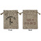 Lawyer / Attorney Avatar Medium Burlap Gift Bag - Front & Back (Personalized)
