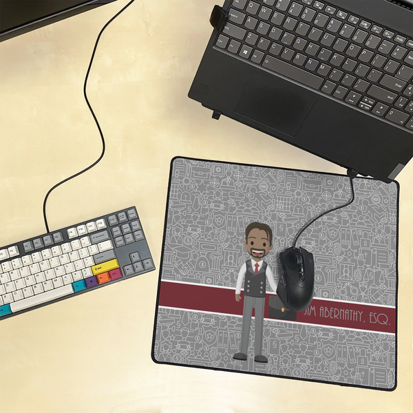 Lawyer / Attorney Avatar Medium Gaming Mats - LIFESTYLE