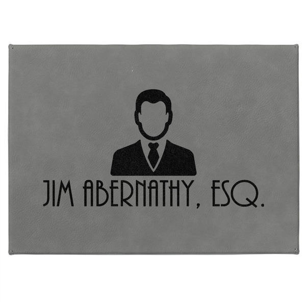 Lawyer / Attorney Avatar Medium Gift Box with Engraved Leather Lid - Approval