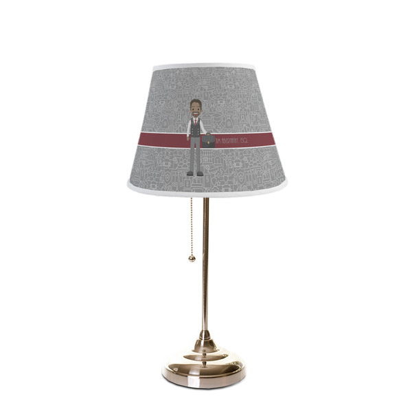 Lawyer / Attorney Avatar Poly Film Empire Lampshade - On Stand