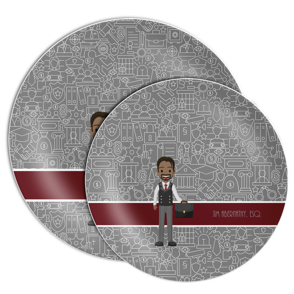 Lawyer / Attorney Avatar Melamine Plates - PARENT/MAIN
