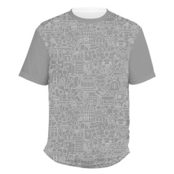 Lawyer / Attorney Avatar Men's Crew T-Shirt - Medium (Personalized)