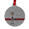 Lawyer / Attorney Avatar Metal Ball Ornament - Front