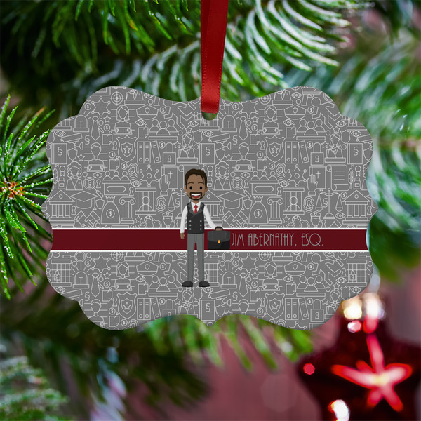 Lawyer / Attorney Avatar Metal Benilux Ornament - Lifestyle