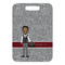Lawyer / Attorney Avatar Metal Luggage Tag - Front Without Strap