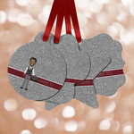 Lawyer / Attorney Avatar Metal Ornaments - Double Sided w/ Name or Text