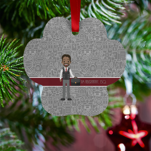 Lawyer / Attorney Avatar Metal Paw Ornament - Lifestyle