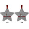 Lawyer / Attorney Avatar Metal Star Ornament - Front and Back