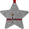 Lawyer / Attorney Avatar Metal Star Ornament - Double Sided w/ Name or Text