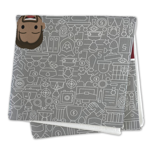 Lawyer / Attorney Avatar Microfiber Dish Rag - FOLDED (square)