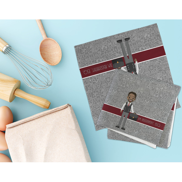 Lawyer / Attorney Avatar Microfiber Dish Rag - LIFESTYLE