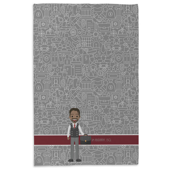 Lawyer / Attorney Avatar Microfiber Dish Towel - APPROVAL
