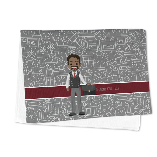 Lawyer / Attorney Avatar Microfiber Dish Towel - FOLDED HALF