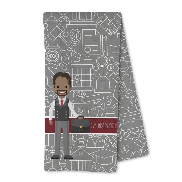 Custom Lawyer / Attorney Avatar Kitchen Towel - Microfiber (Personalized)