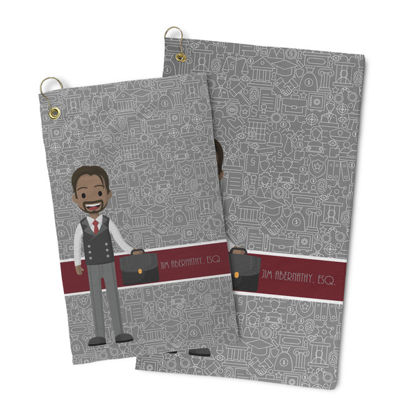 Lawyer / Attorney Avatar Microfiber Golf Towel - PARENT/MAIN
