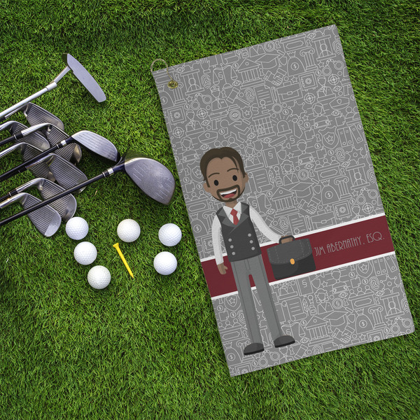 Lawyer / Attorney Avatar Microfiber Golf Towels - LIFESTYLE