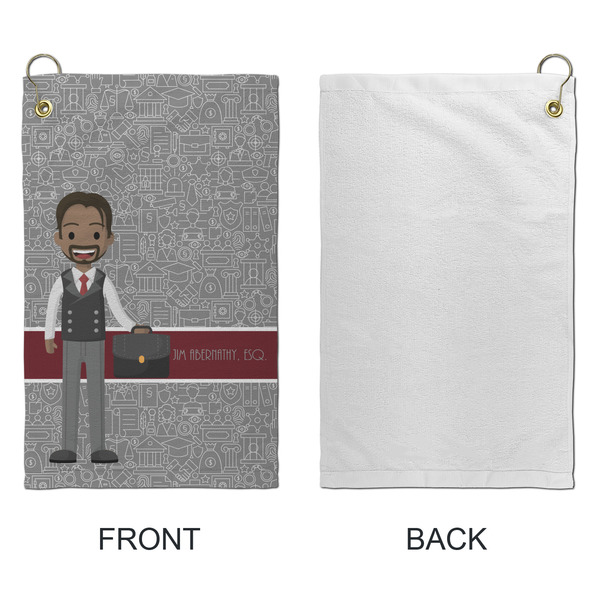 Lawyer / Attorney Avatar Microfiber Golf Towels - Small - APPROVAL