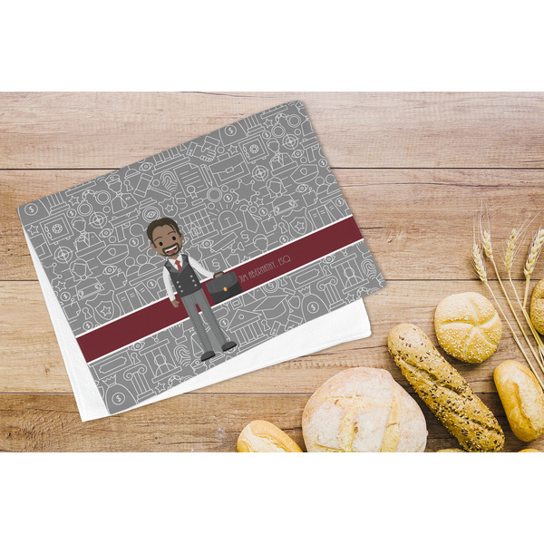 Lawyer / Attorney Avatar Microfiber Kitchen Towel - LIFESTYLE