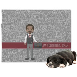 Lawyer / Attorney Avatar Dog Blanket - Large (Personalized)