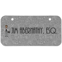 Lawyer / Attorney Avatar Mini/Bicycle License Plate (2 Holes) (Personalized)