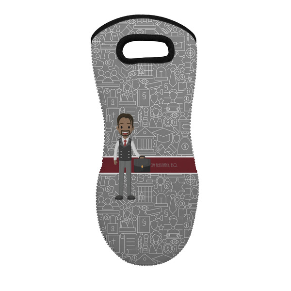 Custom Lawyer / Attorney Avatar Neoprene Oven Mitt w/ Name or Text