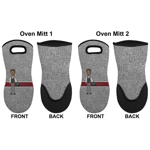 Lawyer / Attorney Avatar Neoprene Oven Mitt - Set of 2 - Approval