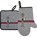 Lawyer / Attorney Avatar Oven Mitt & Pot Holder Set w/ Name or Text