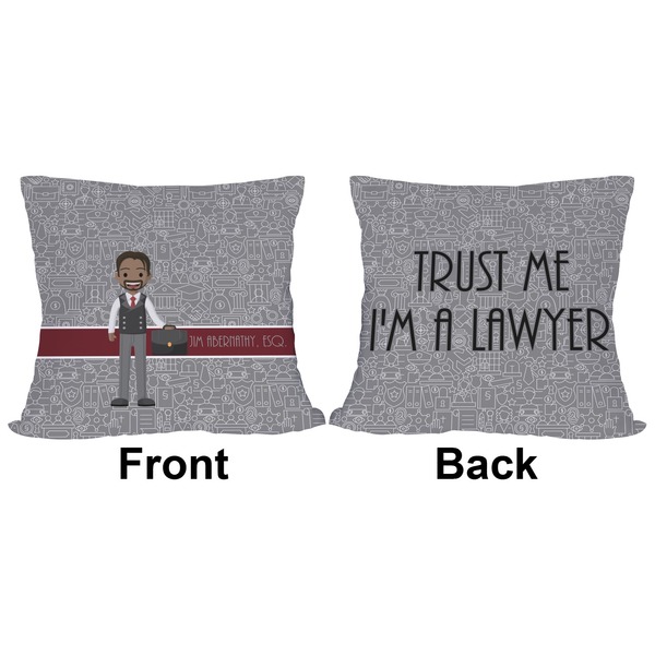 Lawyer / Attorney Avatar Outdoor Pillow - 20x20