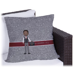 Lawyer / Attorney Avatar Outdoor Pillow - 16" (Personalized)
