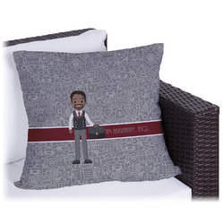 Lawyer / Attorney Avatar Outdoor Pillow - 16" (Personalized)