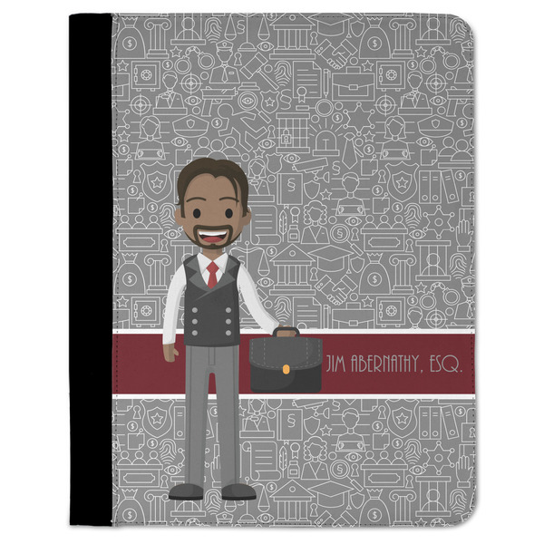 Custom Lawyer / Attorney Avatar Padfolio Clipboard - Large (Personalized)