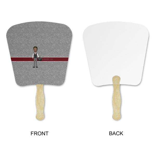 Lawyer / Attorney Avatar Paper Fans - Approval