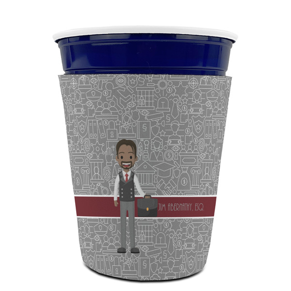 Lawyer / Attorney Avatar Party Cup Sleeves - without bottom - FRONT (on cup)