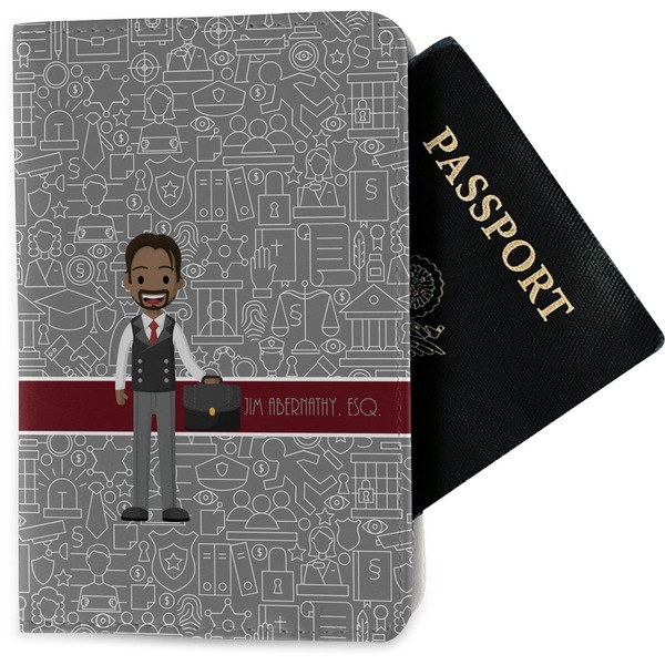 Custom Lawyer / Attorney Avatar Passport Holder - Fabric (Personalized)